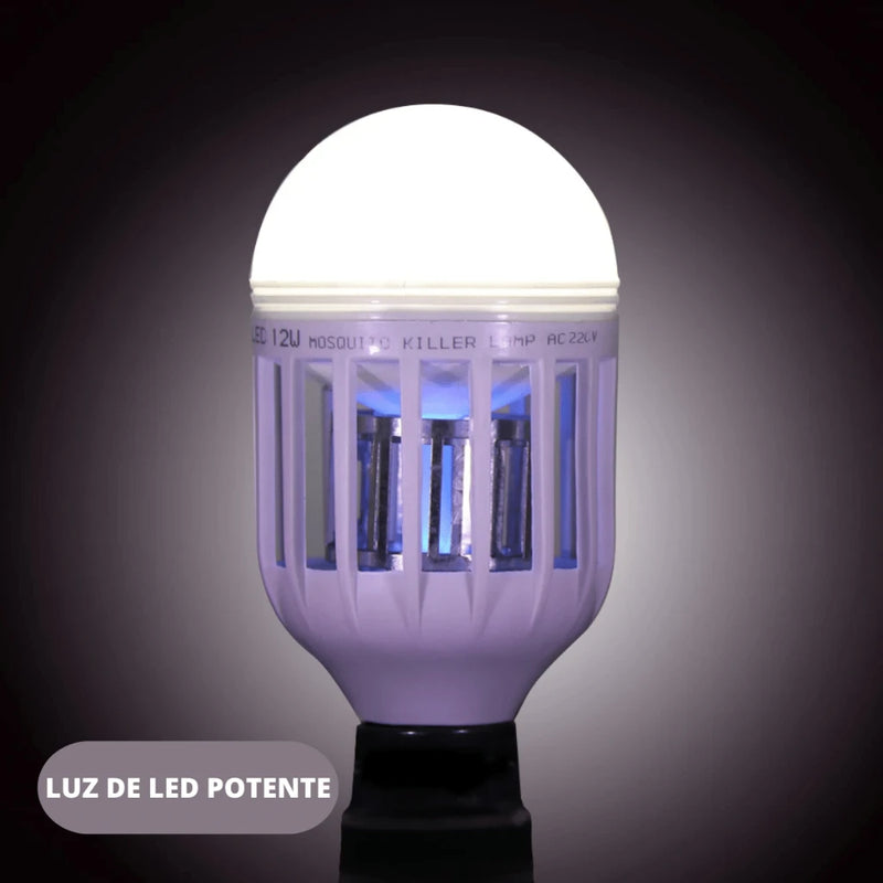 Lâmpada LED Anti-Mosquitos: Elimine Pernilongos e Insetos com Potência, Eficiência e Praticidade – Bocal E27 Incluso