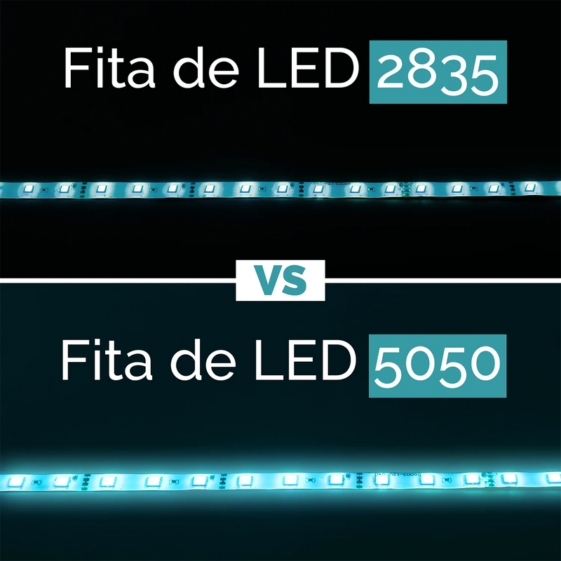 Fita Led 5050 5 Metros Com Silicone Ip65 Cor De Luz Branco Frio 6000k + Fonte 12v Bivolt