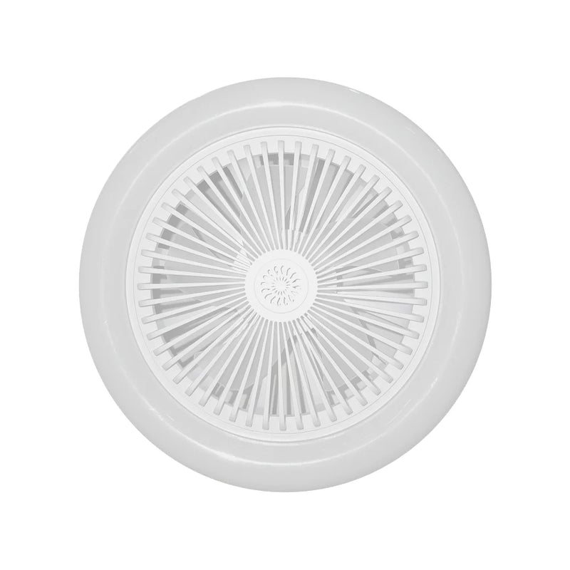 Lâmpada Ventilador Teto 26cm Ajustável Bivolt Controle